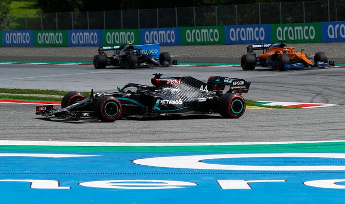 Motorsports: FIA Formula One World Championship, WM, Weltmeisterschaft 2020, Grand Prix of Styria Motorsports: FIA Formula One World Championship 2020, Grand Prix of Styria, 44 Lewis Hamilton (GBR, Mercedes-AMG Petronas Formula One Team),