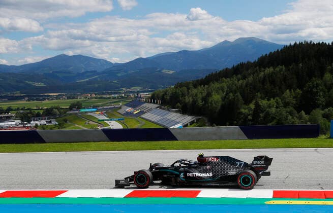 Motorsports: FIA Formula One World Championship, WM, Weltmeisterschaft 2020, Grand Prix of Styria Motorsports: FIA Formula One World Championship 2020, Grand Prix of Styria, 77 Valtteri Bottas (FIN, Mercedes-AMG Petronas Formula One Team),