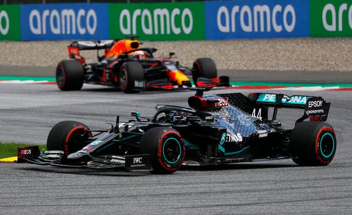 Motorsports: FIA Formula One World Championship, WM, Weltmeisterschaft 2020, Grand Prix of Styria Motorsports: FIA Formula One World Championship 2020, Grand Prix of Styria, 44 Lewis Hamilton (GBR, Mercedes-AMG Petronas Formula One Team),