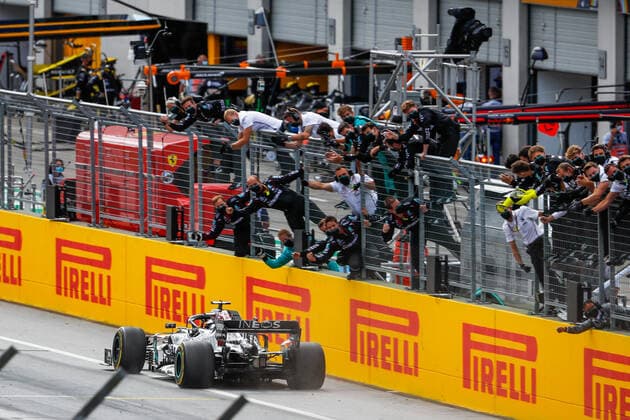 Motorsports: FIA Formula One World Championship, WM, Weltmeisterschaft 2020, Grand Prix of Styria Motorsports: FIA Formula One World Championship 2020, Grand Prix of Styria, 44 Lewis Hamilton (GBR, Mercedes-AMG Petronas Formula One Team),