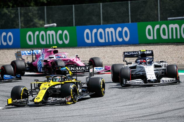 Motorsports: FIA Formula One World Championship, WM, Weltmeisterschaft 2020, Grand Prix of Styria Motorsports: FIA Formula One World Championship 2020, Grand Prix of Styria, 3 Daniel Ricciardo (AUS, Renault DP World F1 Team),