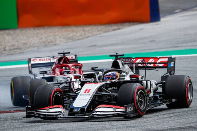 Motorsports: FIA Formula One World Championship, WM, Weltmeisterschaft 2020, Grand Prix of Styria Motorsports: FIA Formula One World Championship 2020, Grand Prix of Styria, 8 Romain Grosjean (FRA, Haas F1 Team),