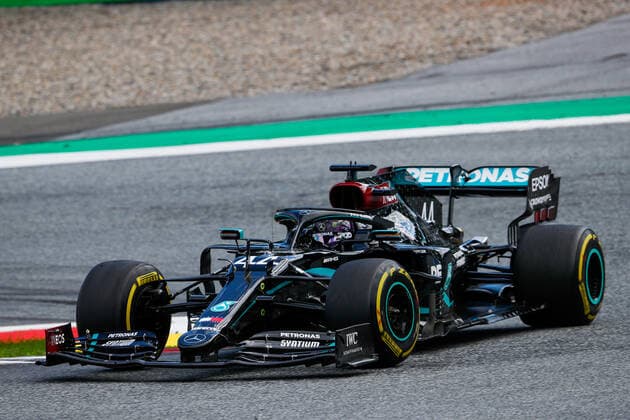 Motorsports: FIA Formula One World Championship, WM, Weltmeisterschaft 2020, Grand Prix of Styria Motorsports: FIA Formula One World Championship 2020, Grand Prix of Styria, 44 Lewis Hamilton (GBR, Mercedes-AMG Petronas Formula One Team),