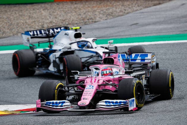 Motorsports: FIA Formula One World Championship, WM, Weltmeisterschaft 2020, Grand Prix of Styria Motorsports: FIA Formula One World Championship 2020, Grand Prix of Styria, 11 Sergio Perez (MEX, BWT Racing Point F1 Team),