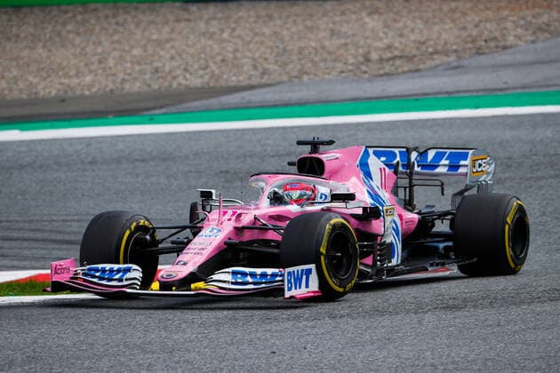 Motorsports: FIA Formula One World Championship, WM, Weltmeisterschaft 2020, Grand Prix of Styria Motorsports: FIA Formula One World Championship 2020, Grand Prix of Styria, 11 Sergio Perez (MEX, BWT Racing Point F1 Team),