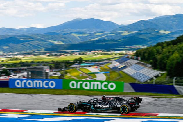 Motorsports: FIA Formula One World Championship, WM, Weltmeisterschaft 2020, Grand Prix of Styria Motorsports: FIA Formula One World Championship 2020, Grand Prix of Styria, 44 Lewis Hamilton (GBR, Mercedes-AMG Petronas Formula One Team),