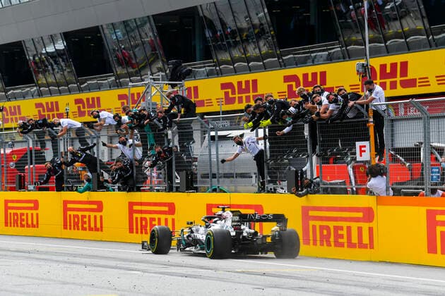 Motorsports: FIA Formula One World Championship, WM, Weltmeisterschaft 2020, Grand Prix of Styria Motorsports: FIA Formula One World Championship 2020, Grand Prix of Styria, 44 Lewis Hamilton (GBR, Mercedes-AMG Petronas Formula One Team),