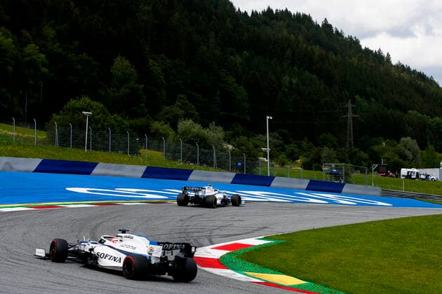 Motorsports: FIA Formula One World Championship, WM, Weltmeisterschaft 2020, Grand Prix of Styria Motorsports: FIA Formula One World Championship 2020, Grand Prix of Styria, 63 George Russell (GBR, Williams Racing), 6 Nicholas Latifi (CAN, Williams Racing),