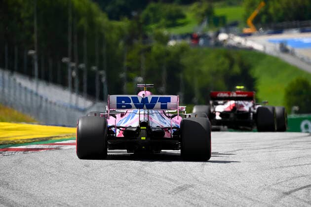 Motorsports: FIA Formula One World Championship, WM, Weltmeisterschaft 2020, Grand Prix of Styria Motorsports: FIA Formula One World Championship 2020, Grand Prix of Styria, 11 Sergio Perez (MEX, BWT Racing Point F1 Team),