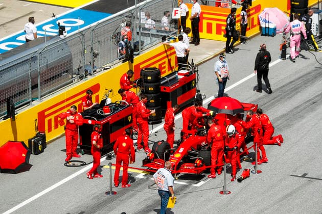 Motorsports: FIA Formula One World Championship, WM, Weltmeisterschaft 2020, Grand Prix of Styria Motorsports: FIA Formula One World Championship 2020, Grand Prix of Styria, 5 Sebastian Vettel (GER, Scuderia Ferrari Mission Winnow),