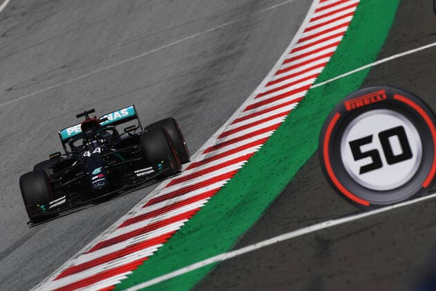 Motorsports: FIA Formula One World Championship, WM, Weltmeisterschaft 2020, Grand Prix of Styria Motorsports: FIA Formula One World Championship 2020, Grand Prix of Styria, 44 Lewis Hamilton (GBR, Mercedes-AMG Petronas Formula One Team),