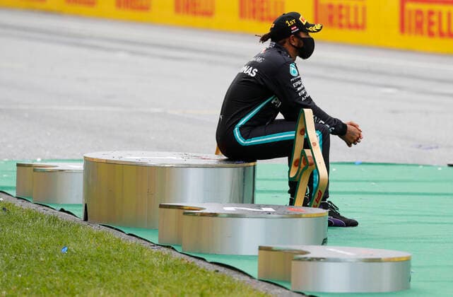 Motorsports: FIA Formula One World Championship, WM, Weltmeisterschaft 2020, Grand Prix of Styria Motorsports: FIA Formula One World Championship 2020, Grand Prix of Styria, 44 Lewis Hamilton (GBR, Mercedes-AMG Petronas Formula One Team),