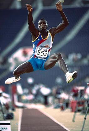 Carl Lewis at the 1996 US OLympic Track and Field Team Trials Carl Lewis (USA) competing at the 1996 US Olympic Track and Field Team Trials Atlanta Centennial Olympic Stadium Georgia United States Copyright: xStevenxExxSutton DUOMO PCNx TF0102_107133