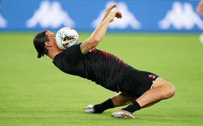 Sport Bilder des Tages Photo LaPresse - Spada July 12th , 2020 Naples ( Italy ) Soccer A.C. Milan- Season 2019-2020 - Serie A Napoli vs Ac Milan In the pic : Zlatan Ibrahimovic  Copyright: xSpada LaPressex