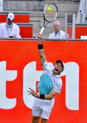 13.07.2020, xlakx, Tennis, bett1Aces 2020 in Berlin emspor, v.l.Roberto Bautista Agut (ESP) Berlin