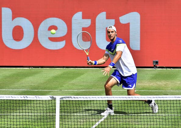 13.07.2020, xlakx, Tennis, bett1Aces 2020 in Berlin emspor, v.l. Jan-Lennard Struff (GER) Berlin