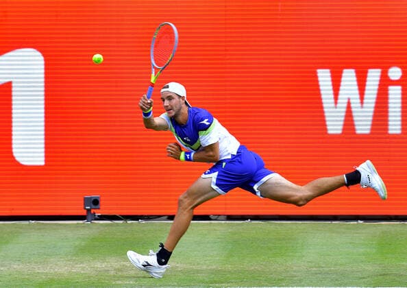 13.07.2020, xlakx, Tennis, bett1Aces 2020 in Berlin emspor, v.l. Jan-Lennard Struff (GER) Berlin