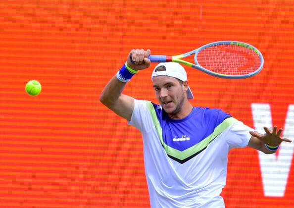 13.07.2020, xlakx, Tennis, bett1Aces 2020 in Berlin emspor, v.l. Jan-Lennard Struff (GER) Berlin