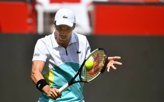 Roberto Bautista Agut (ESP) Bett1ACES-Tennisturnier Tennis-Tournament, Tennisturnier, Damen und Herren auf LTTC Tot-Weiss Anlage im Steffi-Graf-Stadion Berlin, 13.7.2020