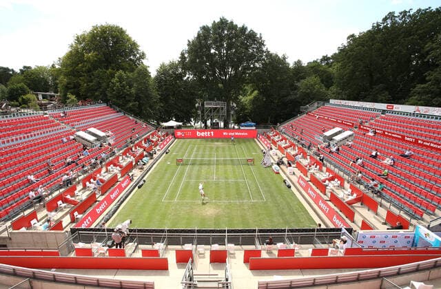 Roberto Bautista Agut (ESP) vs. Jan Lennard Struff (GER) Übersicht Centre Court Steffi Graf Stadion Tennis bett1Aces Herren Saison 2019 2020 13.07.2020
