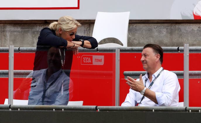 Edwin Weindorfer (Veranstalter), Barbara Rittner (Turnierdirektorin) Tennis bett1Aces Herren Saison 2019 2020 13.07.2020