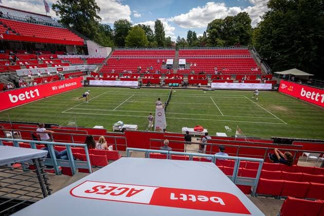 Tennis Berlin 13.07.2020 Bett1aces Turnier Steffi-Graf Stadion Sportst°tte wenige Zuschauer Corona Sicherheitskonzept