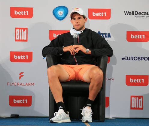 GER, bett1ACES, 1.Spiel imStadion 13.07.2020, Steffi-Graf-Stadion, Berlin, GER, bett1ACES, 1.Spiel imStadion, im Bild Tennisturnier - bett1ACES PK Dominic Thiem