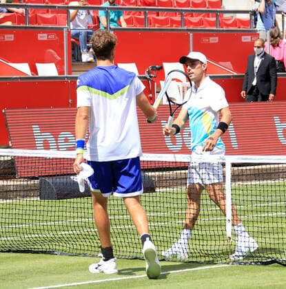GER, bett1ACES, 1.Spiel imStadion 13.07.2020, Steffi-Graf-Stadion, Berlin, GER, bett1ACES, 1.Spiel imStadion, im Bild Tennisturnier - bett1ACES Roberto Bautista-Agut vs. Jan-Lennard Struff