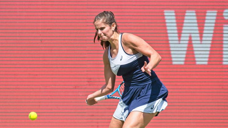 Julia Goerges - Tennis bett1aces - im LTTC Rot-Weiss e.V. - Steffi Graf Stadion, 13.07.2020, GER, Berlin, Tennis - Goerges vs Sevastova, bett1aces , 13.07.2020 Berlin Copyright: xUwexKoch xEibner-Pressefotox EP_ukh