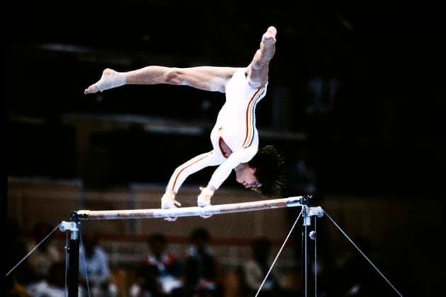 COMANECI Nadja Team ROU Olympische Sommerspiele 1980 in Moskau am 25. Juli 1980 in Moskau *** COMANECI Nadja Team ROU Summer Olympic Games 1980 in Moscow on 25 July 1980 in Moscow