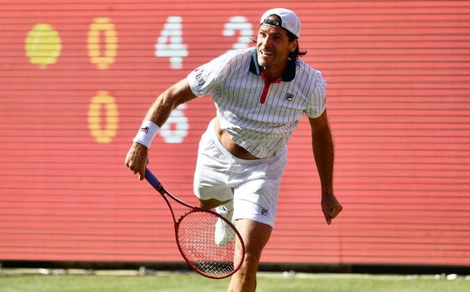 Tommy Haas (GER) Tommy Hass (GER) vs Jannik Sinner (ITA) Bett1ACES-Tennisturnier Tennis-Tournament, Tennisturnier, Damen und Herren auf LTTC Tot-Weiss Anlage im Steffi-Graf-Stadion Berlin, 13.7.2020