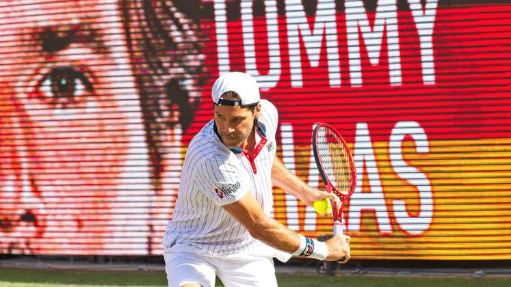 Tommy Haas, Tennis bett1aces - im LTTC Rot-Weiss e.V. - Steffi Graf Stadion, 13.07.2020, GER, Berlin, Tennis, Haas vs Sinner, bett1aces , 13.07.2020 Berlin Copyright: xUwexKoch xEibner-Pressefotox EP_ukh