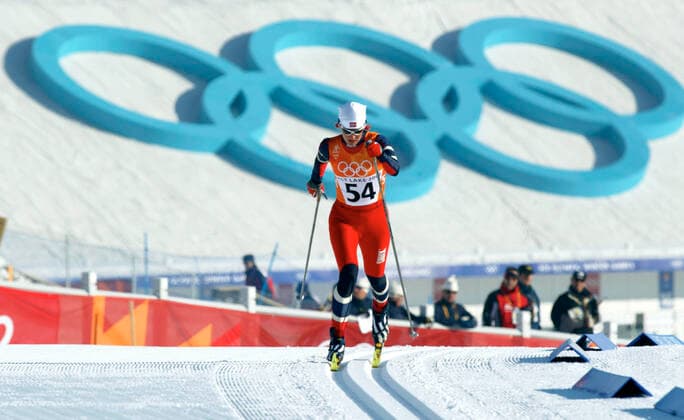 020212 Winter Olympics 2002, Cross Country Skiing: Gold medalist Bente Skari of Norway during womens 10 km classical at The Winter Olympic Games, Olympische Spiele, Olympia, OS on February 12, 2002 in Salt Lake City, USA. BILDBYRAN  Copyright: NIKLASxLARSSON BB020212NL010