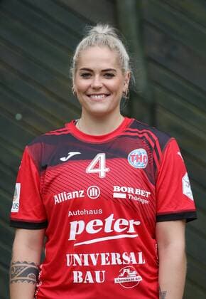Handball 1. Bundesliga Damen THC - Mannschaftsfototermin 15.07.2020, Schönstedt, Baumkronenpfad, Handball 1.Bundesliga Damen, Saison 2020 2021, Thüringer Handballclub, THC - Mannschaftsfototermin im Bild: Beate Scheffknecht