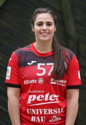 Handball 1. Bundesliga Damen THC - Mannschaftsfototermin 15.07.2020, Schönstedt, Baumkronenpfad, Handball 1.Bundesliga Damen, Saison 2020 2021, Thüringer Handballclub, THC - Mannschaftsfototermin im Bild: Josefine Huber