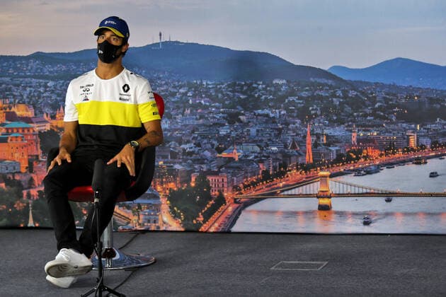 Motorsports: FIA Formula One World Championship, WM, Weltmeisterschaft 2020, Grand Prix of Hungary Motorsports: FIA Formula One World Championship 2020, Grand Prix of Hungary, 3 Daniel Ricciardo (AUS, Renault DP World F1 Team),
