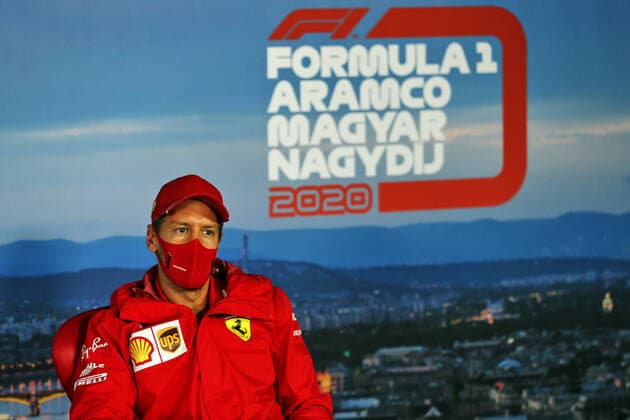 Motorsports: FIA Formula One World Championship, WM, Weltmeisterschaft 2020, Grand Prix of Hungary Motorsports: FIA Formula One World Championship 2020, Grand Prix of Hungary, 5 Sebastian Vettel (GER, Scuderia Ferrari Mission Winnow),