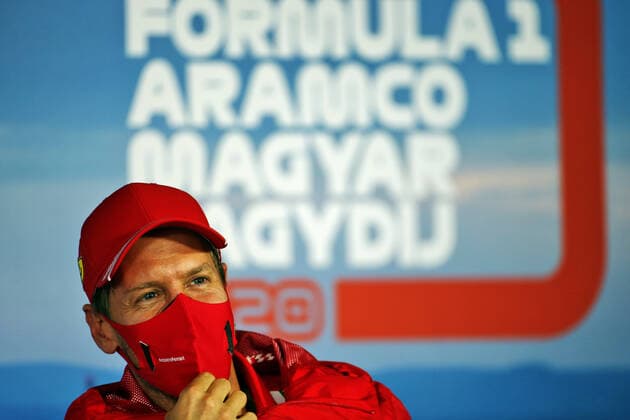 Motorsports: FIA Formula One World Championship, WM, Weltmeisterschaft 2020, Grand Prix of Hungary Motorsports: FIA Formula One World Championship 2020, Grand Prix of Hungary, 5 Sebastian Vettel (GER, Scuderia Ferrari Mission Winnow),