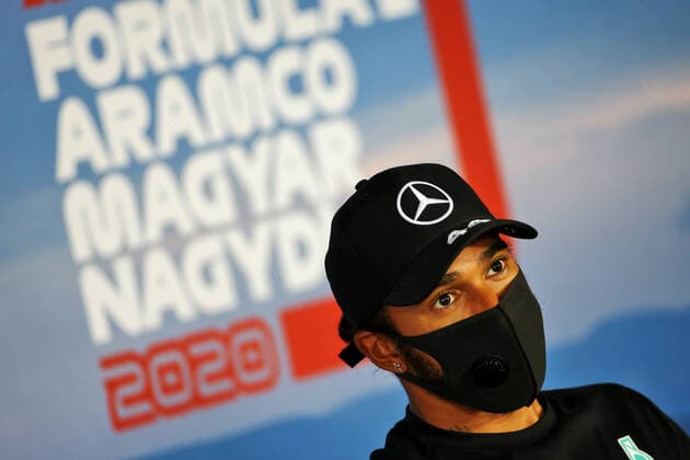 Motorsports: FIA Formula One World Championship, WM, Weltmeisterschaft 2020, Grand Prix of Hungary Motorsports: FIA Formula One World Championship 2020, Grand Prix of Hungary, 44 Lewis Hamilton (GBR, Mercedes-AMG Petronas Formula One Team),