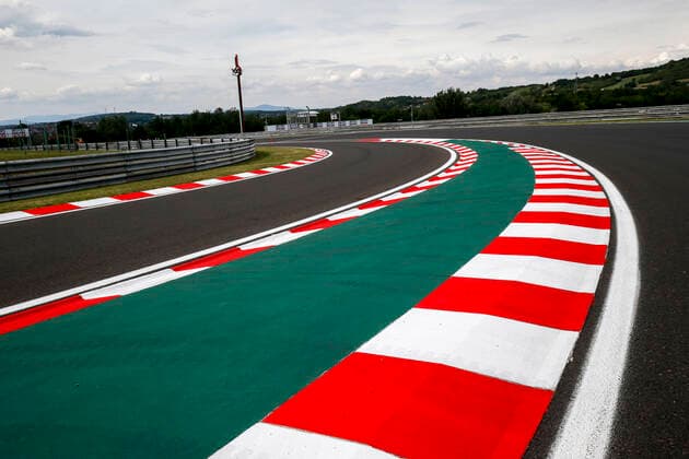 Motorsports: FIA Formula One World Championship, WM, Weltmeisterschaft 2020, Grand Prix of Hungary, Hungaroring, Curbs Budapest Hungary