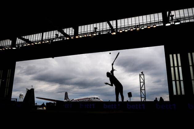 Tennis Berlin 17.07.2020 Bett1aces Turnier im ehemaligen Flughafen Berlin-Tempelhof Hangar 6 Feature Elina Svitolina (UKR)