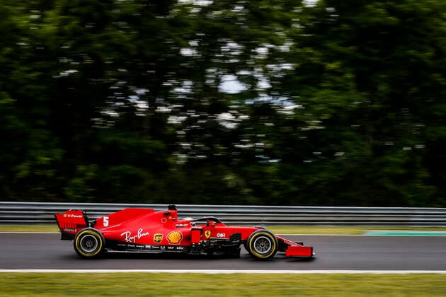 Motorsports: FIA Formula One World Championship, WM, Weltmeisterschaft 2020, Grand Prix of Hungary, 5 Sebastian Vettel (GER, Scuderia Ferrari Mission Winnow), Budapest Hungary