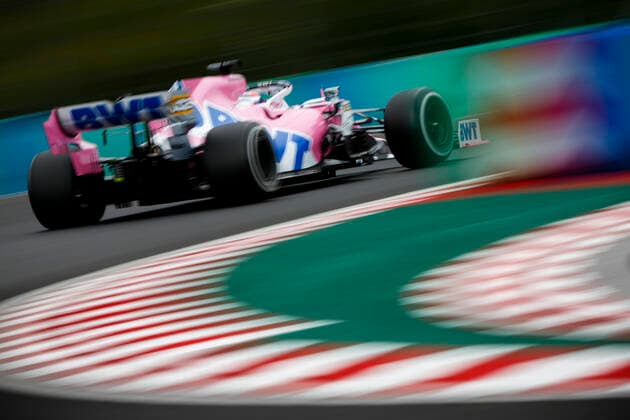 Sport Bilder des Tages Motorsports: FIA Formula One World Championship, WM, Weltmeisterschaft 2020, Grand Prix of Hungary Motorsports: FIA Formula One World Championship 2020, Grand Prix of Hungary, 11 Sergio Perez (MEX, BWT Racing Point F1 Team),