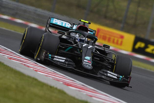 Motorsports: FIA Formula One World Championship, WM, Weltmeisterschaft 2020, Grand Prix of Hungary Motorsports: FIA Formula One World Championship 2020, Grand Prix of Hungary, 77 Valtteri Bottas (FIN, Mercedes-AMG Petronas Formula One Team),