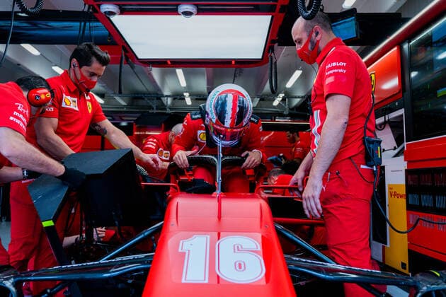 Sport Bilder des Tages Motorsports: FIA Formula One World Championship, WM, Weltmeisterschaft 2020, Grand Prix of Hungary Motorsports: FIA Formula One World Championship 2020, Grand Prix of Hungary, 16 Charles Leclerc (MCO, Scuderia Ferrari Mission Winnow),