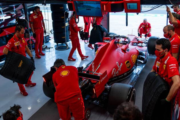 Motorsports: FIA Formula One World Championship, WM, Weltmeisterschaft 2020, Grand Prix of Hungary Motorsports: FIA Formula One World Championship 2020, Grand Prix of Hungary, 5 Sebastian Vettel (GER, Scuderia Ferrari Mission Winnow),