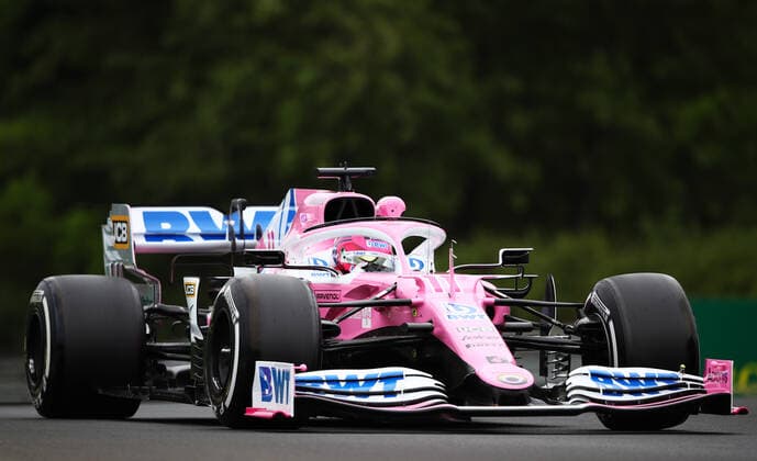 Motorsports: FIA Formula One World Championship, WM, Weltmeisterschaft 2020, Grand Prix of Hungary Motorsports: FIA Formula One World Championship 2020, Grand Prix of Hungary, 11 Sergio Perez (MEX, BWT Racing Point F1 Team),