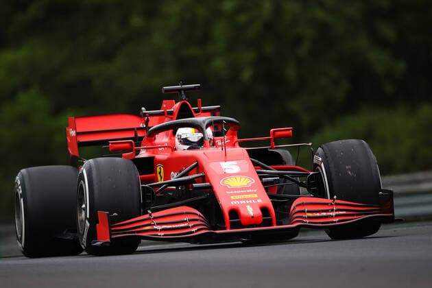 Motorsports: FIA Formula One World Championship, WM, Weltmeisterschaft 2020, Grand Prix of Hungary Motorsports: FIA Formula One World Championship 2020, Grand Prix of Hungary, 5 Sebastian Vettel (GER, Scuderia Ferrari Mission Winnow),
