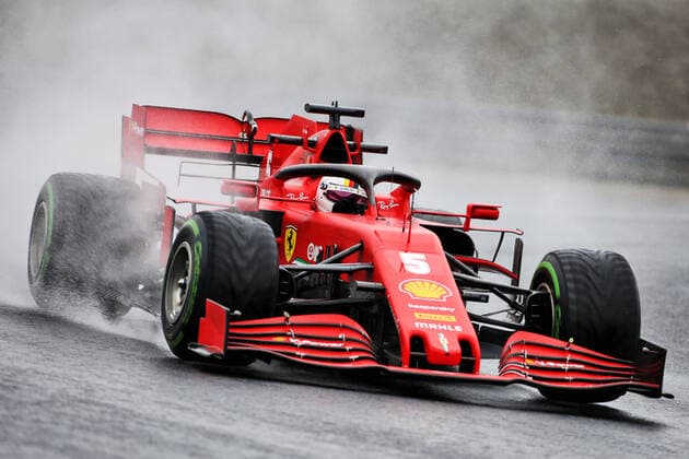 Motorsports: FIA Formula One World Championship, WM, Weltmeisterschaft 2020, Grand Prix of Hungary Motorsports: FIA Formula One World Championship 2020, Grand Prix of Hungary, 5 Sebastian Vettel (GER, Scuderia Ferrari Mission Winnow),