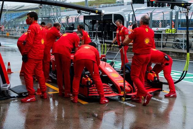 Motorsports: FIA Formula One World Championship, WM, Weltmeisterschaft 2020, Grand Prix of Hungary Motorsports: FIA Formula One World Championship 2020, Grand Prix of Hungary, 5 Sebastian Vettel (GER, Scuderia Ferrari Mission Winnow),